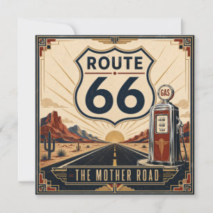 Classic Southwestern Highway Adventure Stationery
