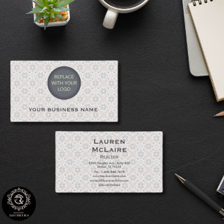 Classic Spanish Tile Branding Business Logo Card