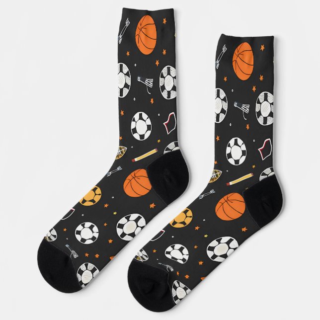 Classic Spider-Man with Dynamic Cosmic Background Socks (Left)