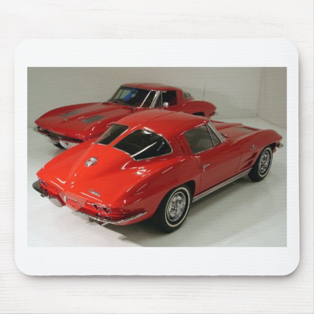 Classic Split Window Cars Mouse Pad (Front)