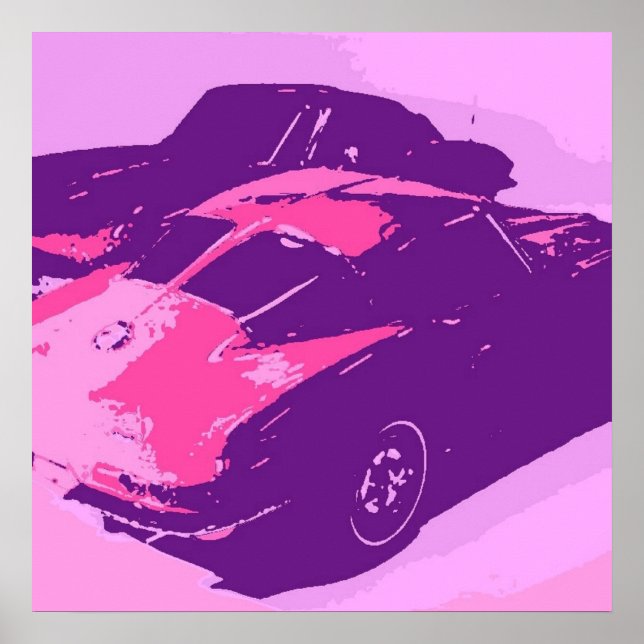 Classic Split Window Cars Poster (Front)