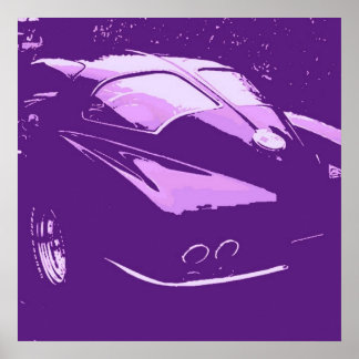 Classic Split Window Cars Poster