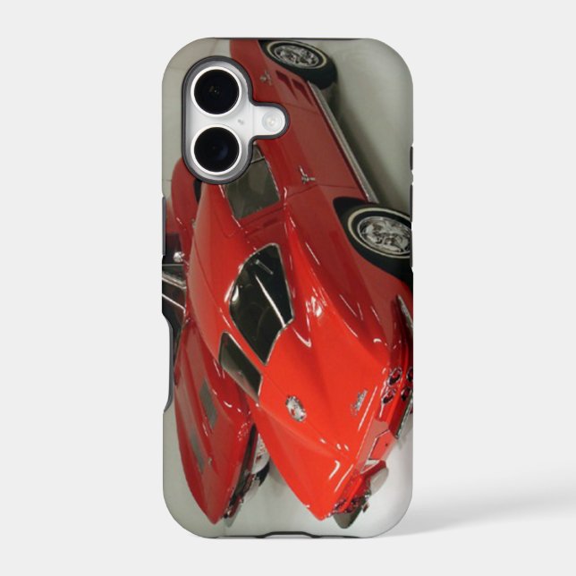 Classic Split Window Red Corvette (Back)