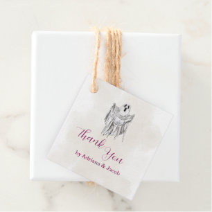 Classic Spooky Woods Sheet Ghost Halloween Favour Tags
