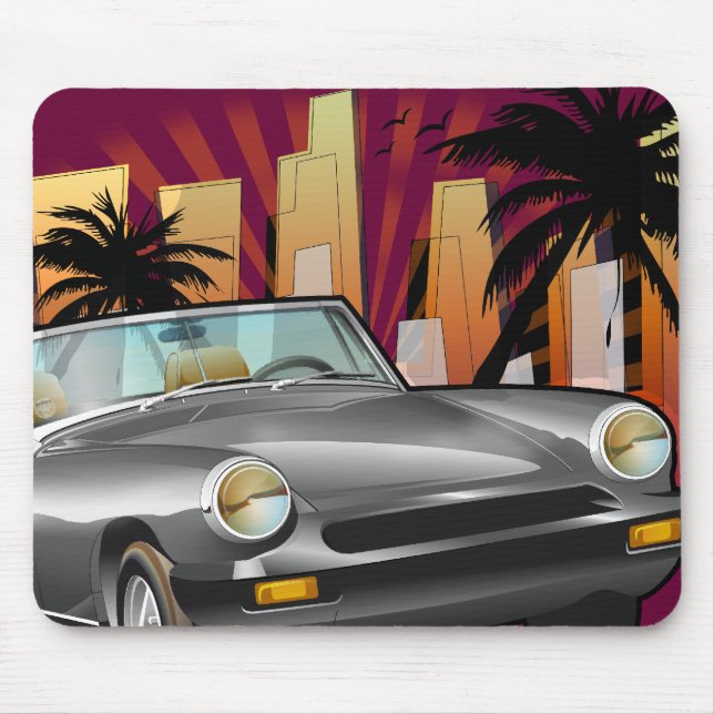 Classic sports car mouse pad (Front)