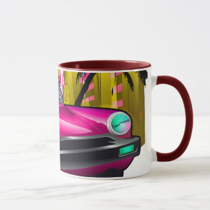 Classic sports car mug