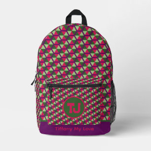Classic Sporty Name Backpack For Players