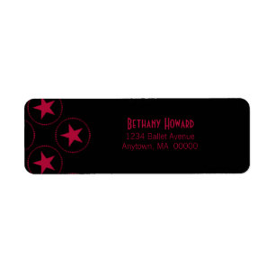 Classic Stars Return Address Labels