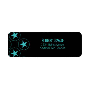 Classic Stars Return Address Labels