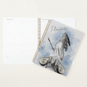 Classic Statue of Athena Planner – Greek Mythology