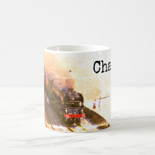 Classic steam locomotive Tornado, personalised Coffee Mug