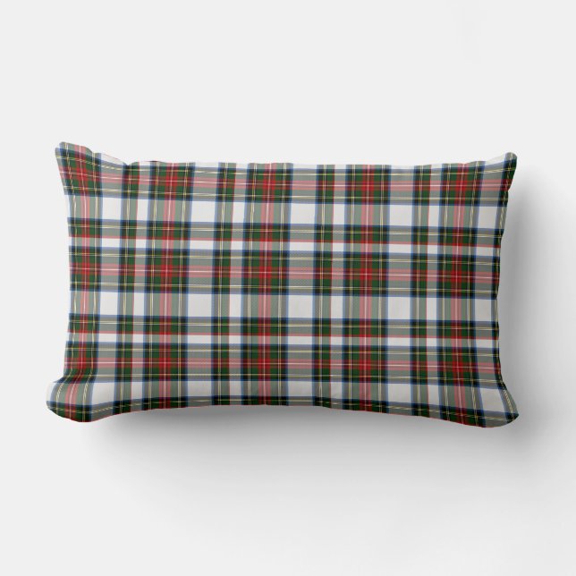 Classic Stewart Dress Tartan Plaid Pillow (Front)