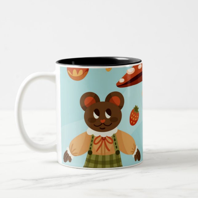 Classic sticker design coffee mug  (Left)