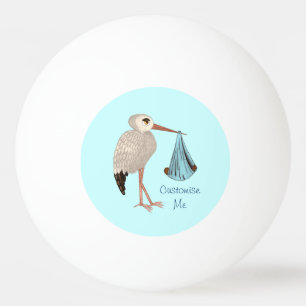 Classic Stork (Blue) 2 Ping Pong Ball