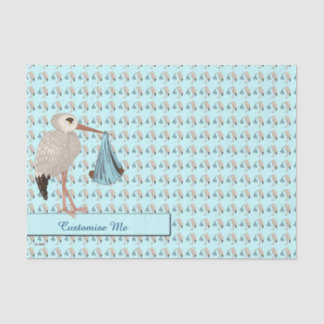 Classic Stork (Blue) 2 Tissue Paper