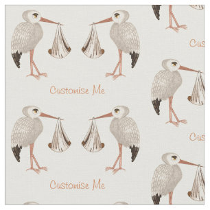 Classic Stork (Neutral) 2 Fabric