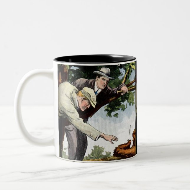 Classic story cover Two-Tone coffee mug (Left)