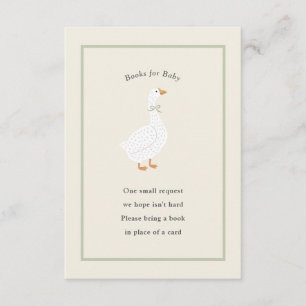 Classic Storybook Mother Goose Vintage Baby Encl Enclosure Card