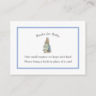 Classic Storybook Rabbit Gingham Vintage Baby Enclosure Card