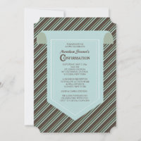 Classic Stripe Confirmation Invitation