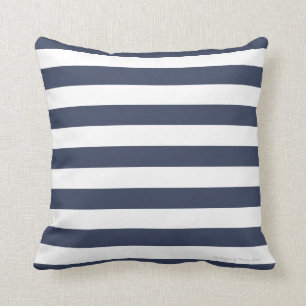 Classic Stripe Pillow in Nautical Navy/White