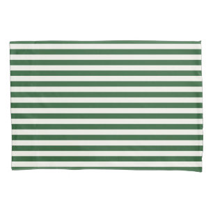 Classic Stripes Deep Green Pillowcase