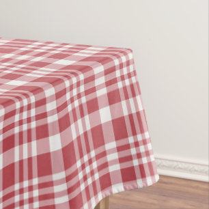 Classic Stripes Red and White Tablecloth