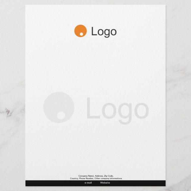 Classic Style Custom Letterhead (Front)