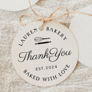 Classic Style Home Bakery Logo Thank You Self-inking Stamp