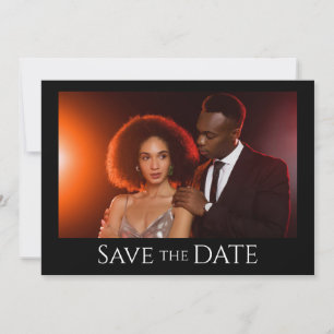Classic Style Save The Date Flat Card