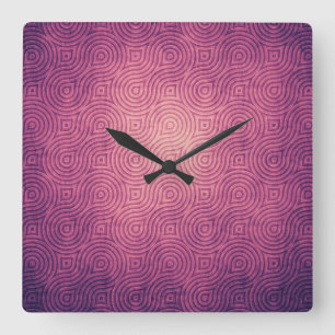 Classic Styles Colours Square Wall Clock