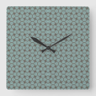 Classic Styles Colours Square Wall Clock