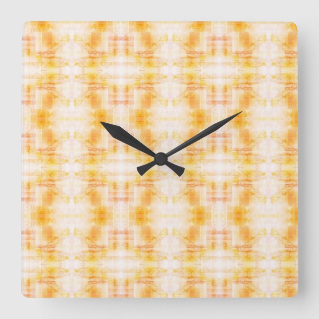 Classic Styles Colours  Square Wall Clock (Front)