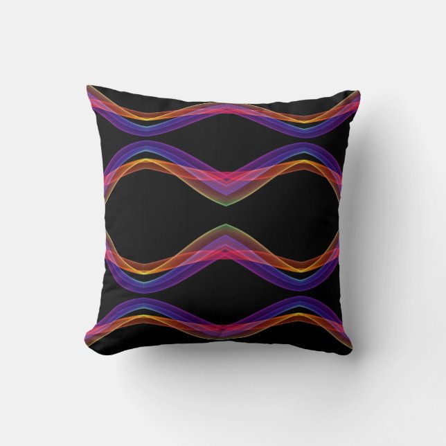 Classic Styles Colours Throw Pillow (Front)