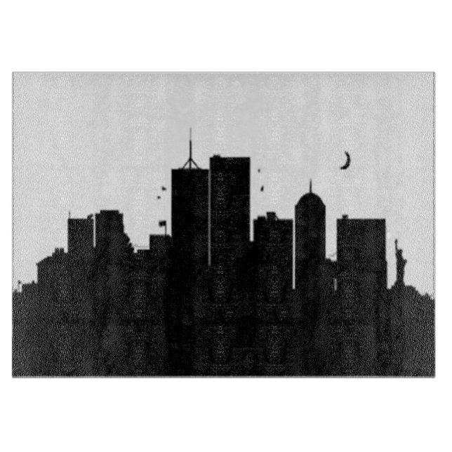 Classic Styles New York City Skyline  Cutting Board (Front)