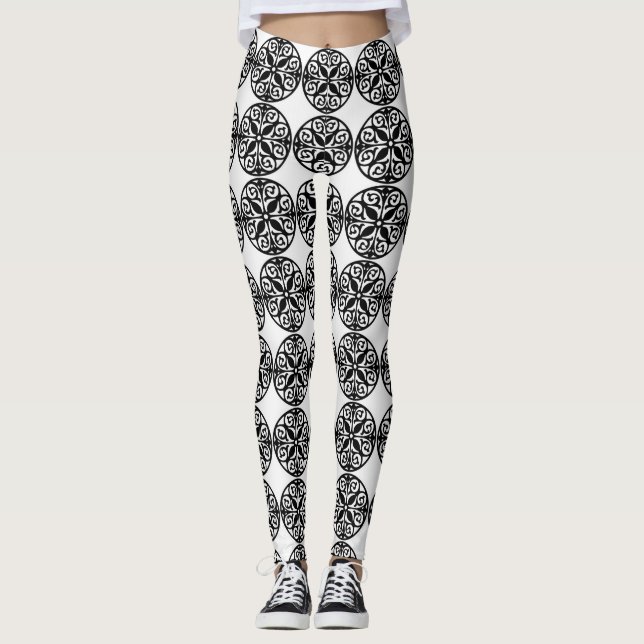 Classic Styles Scrollwork Leggings (Front)