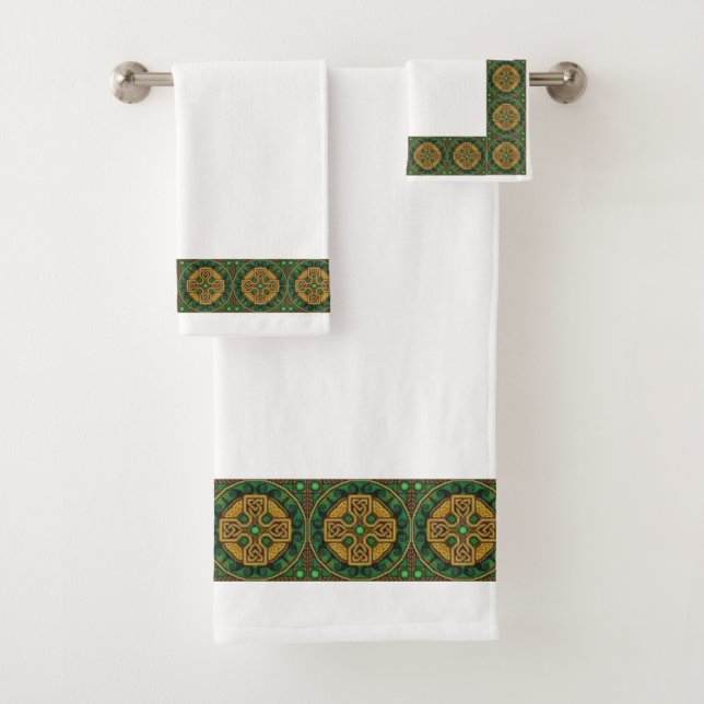 Classic Styles Scrollwork Towel set (Insitu)
