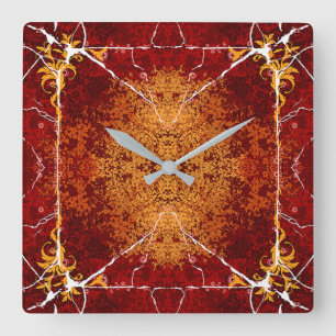Classic Styles Textures  Square Wall Clock