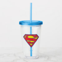 Classic Supergirl Logo with Blue Outline