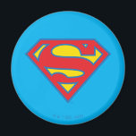 Classic Supergirl Logo with Blue Outline Magnet<br><div class="desc">Supergirl | Check out this classic Supergirl S-Shield in red and yellow,  outlined in blue!</div>