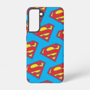 Classic Supergirl Logo with Blue Outline Samsung Galaxy Case