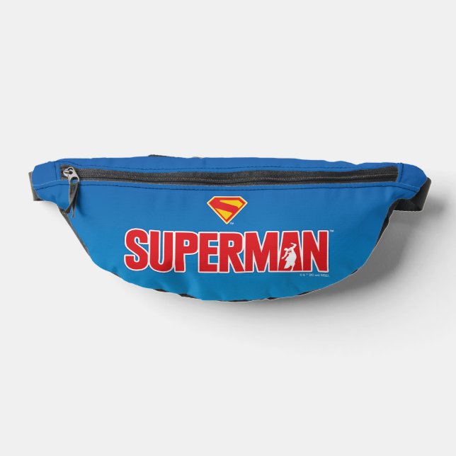 Classic Superman Bold Logo Bum Bags (Lay Down)