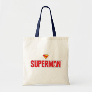 Classic Superman Bold Logo Tote Bag