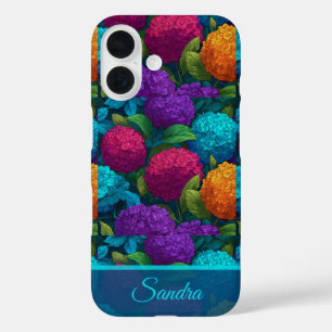 Classic Surprise Birthday Hydrangeas Floral Custom iPhone 16 Case