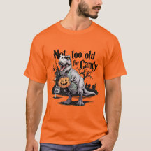 classic t-rex dinosaur halloween t-shirt