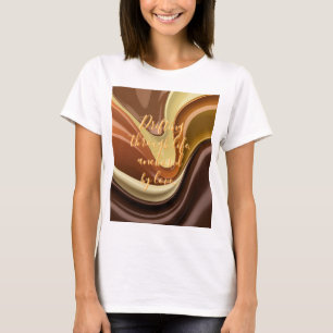 Classic t-shirt in stylish abstract graphic