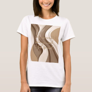 Classic t-shirt in stylish abstract graphic