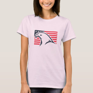 Classic T-shirt with Eagle Mark of USA