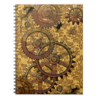 Classic Tan Steampunk Notebook
