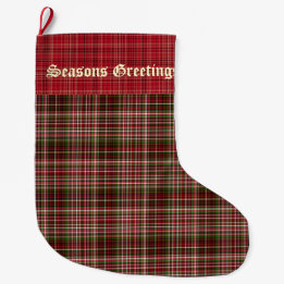 Classic Tartan Large Christmas Stocking